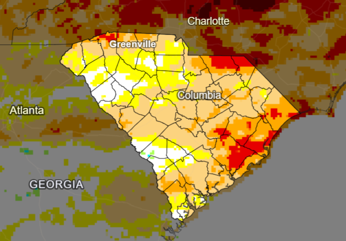 Drought recedes in S.C., but Lowcountry weekend could be wet