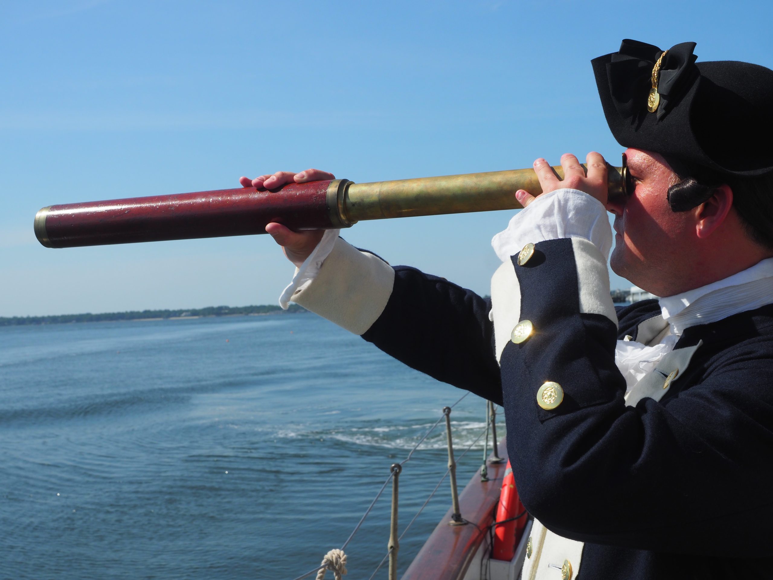 Photo essay: Tall ship fires a Carolina Day salute Sunday